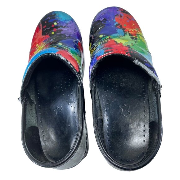 Dansko Clogs Shoes EU 36 Paint Splatter Professional Nursing Slip On READ 5.5-6 - Picture 7 of 16